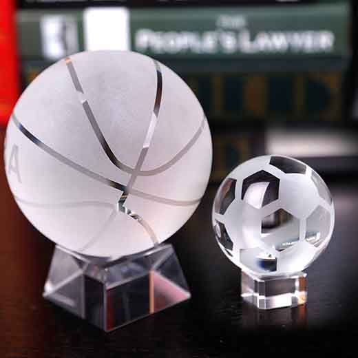 The perfect gift for any occasion-Crystal Basketball Ornament